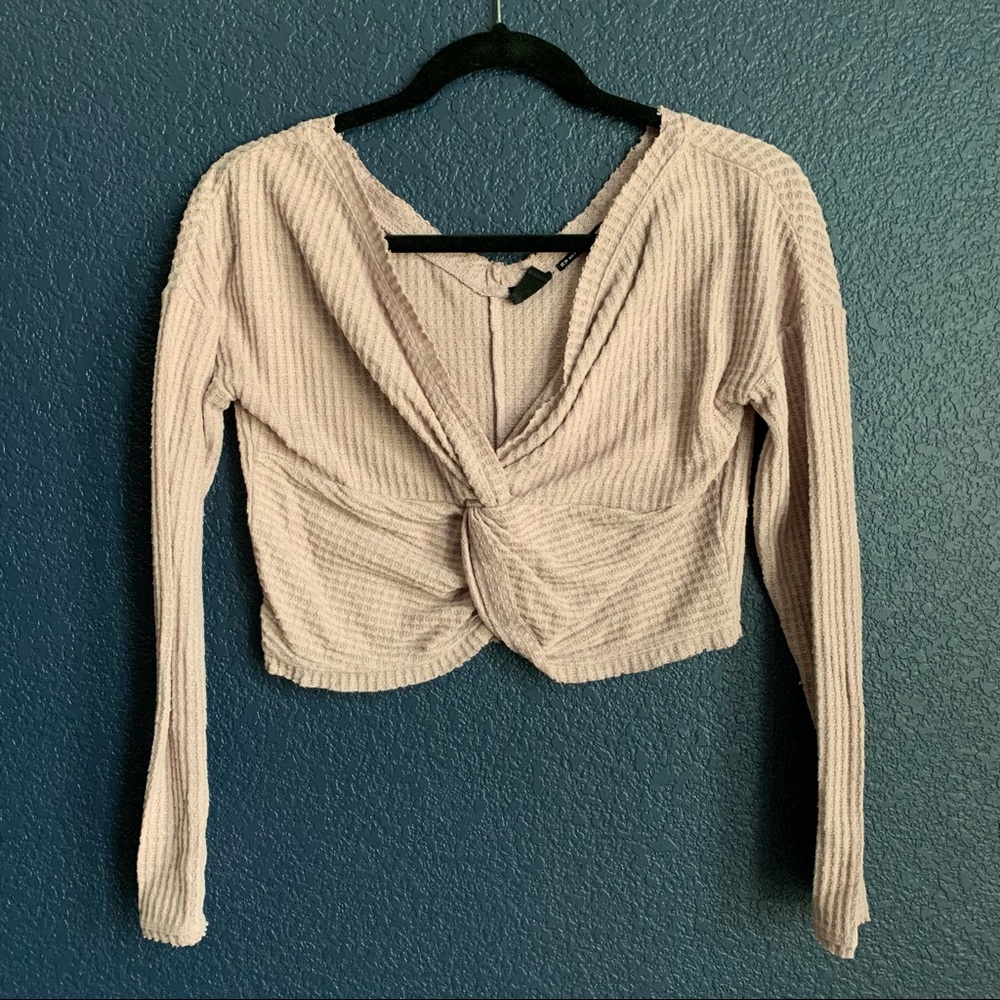 Urban Outfitters Out From Under size XS lavender twisted crop top